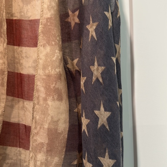 Vintage American Flag Vest Cover-Up - Picture 5 of 7